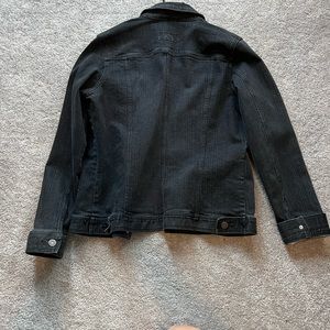 Eddie Bauer black jean jacket